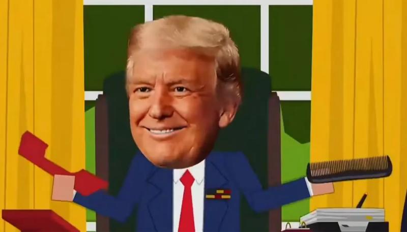 Дональд Трамп отреагировал на оскорбления в сериале «Южный Парк»